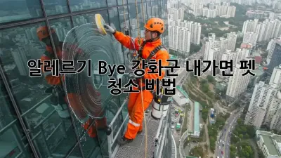 🐶🐱 알레르기 Bye! 강화군 내가면 펫 청소 비법 🏡✨